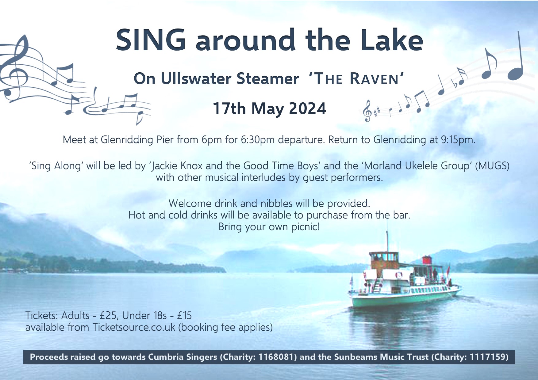 SING around the Lake poster